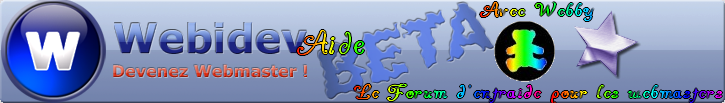 Webidev-Aide Forum Index